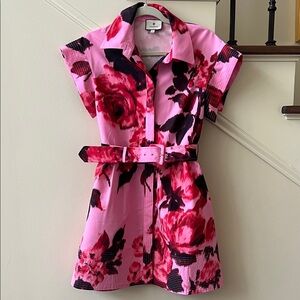 TUCKERNUCK Cerise Blossom Mini Chloe Dress Small